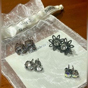 Collection of Sabika stud earrings